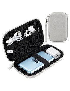 Funda Organizadora Electrónica Dura CAAORDKSO Gris Impermeable