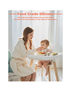 Juego de Alimentación de Silicona Proium para Bebés Portátil 2