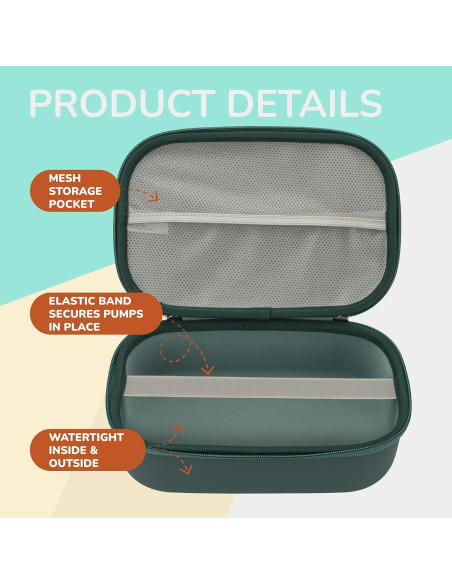 Funda para Bomba de Pecho CJZ WCC01, Impermeable y Portátil