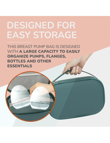 Funda para Bomba de Pecho CJZ WCC01, Impermeable y Portátil