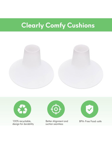 Cojín para Extractor de Leche Mompmuir - XL, 2 Pcs, Silicona