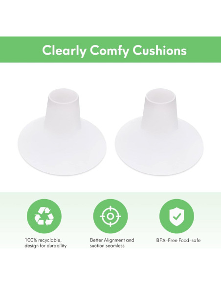 Cojín para Extractor de Leche Mompmuir - XL, 2 Pcs, Silicona