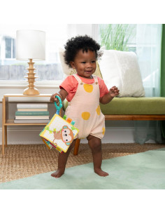 Libro Suave Amigos del Safari Bright Starts - Primer Libro Bebé 2