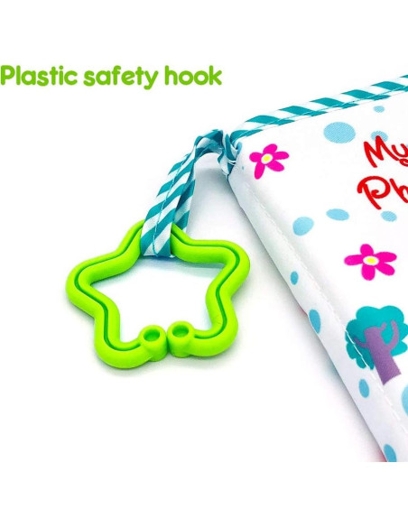 Álbum de Fotos de Tela Suave Buviagem Verde 17 Fotos