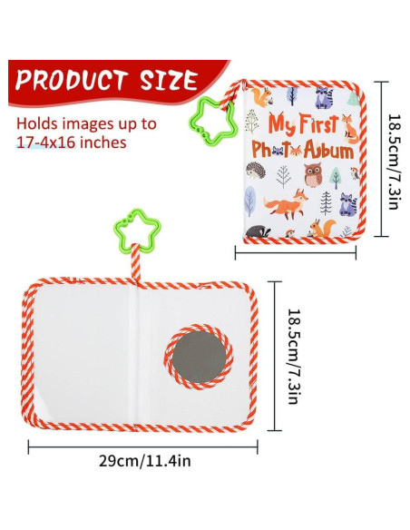 Álbum de Fotos para Bebés ZUYYON Zorro 17 Fotos 10x15 cm