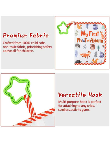 Álbum de Fotos para Bebés ZUYYON Zorro 17 Fotos 10x15 cm