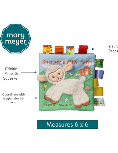 Libro Suave Cordero Sherbet Mary Meyer 15.24cm 8 Páginas