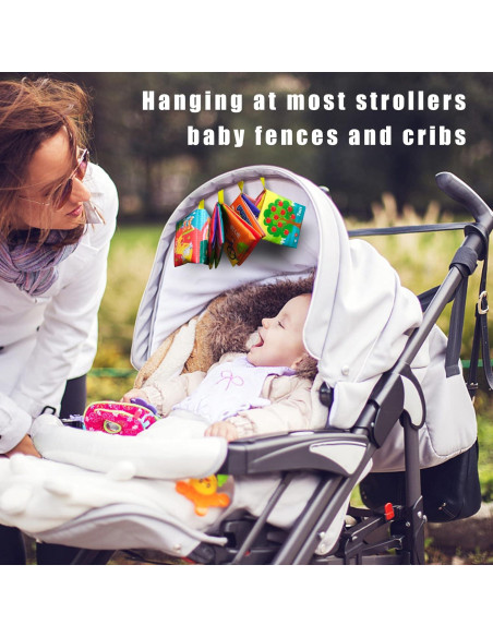 Libro de Tela Suave para Bebés AMINFUN - Paquete de 4 Temas Libro de Tela Suave para Bebés AMINFUN - Paquete de 4 Temas