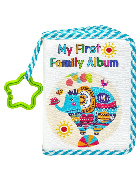 Álbum de Fotos para Bebé Grekos A, Tela Suave 17 Fotos 10x15 cm