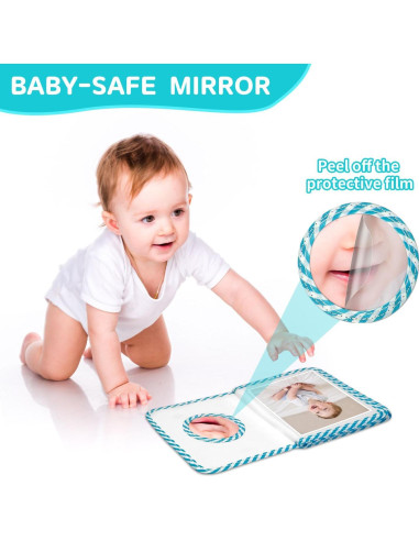 Álbum de Fotos para Bebé Grekos A, Tela Suave 17 Fotos 10x15 cm