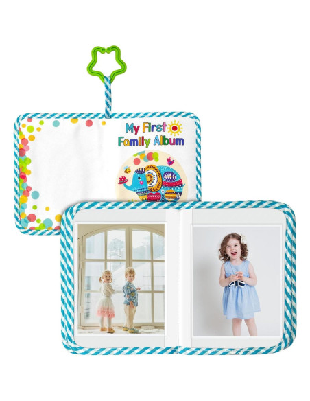 Álbum de Fotos para Bebé Grekos A, Tela Suave 17 Fotos 10x15 cm