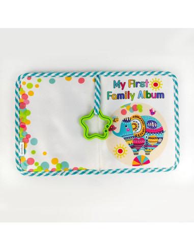 Álbum de Fotos para Bebé Grekos A, Tela Suave 17 Fotos 10x15 cm