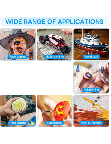 Juego de Pinceles de Detalle Dushco - 15 Piezas para Pintura Juego de Pinceles de Detalle Dushco - 15 Piezas para Pintura