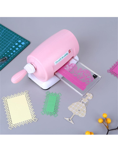 Máquina de Corte Die Briartw Mini Rosa con Almohadillas