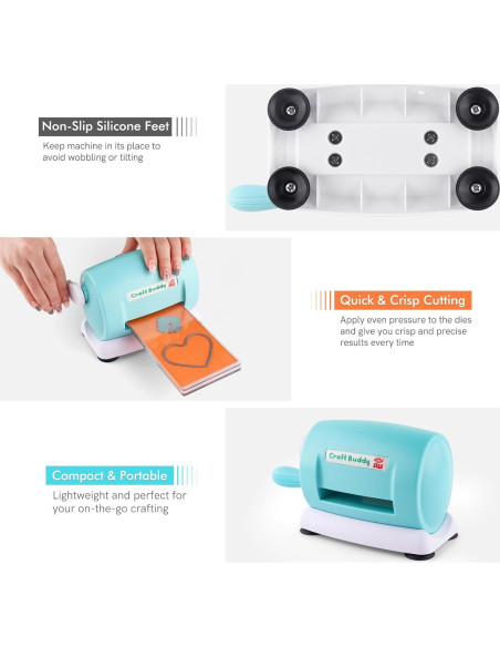 Máquina de Corte Die Briartw Mini Rosa con Almohadillas