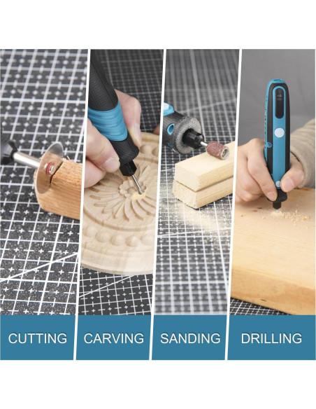 Kit Herramienta Rotativa Inalámbrica TOOLSBAT 4V 84 Accesorios