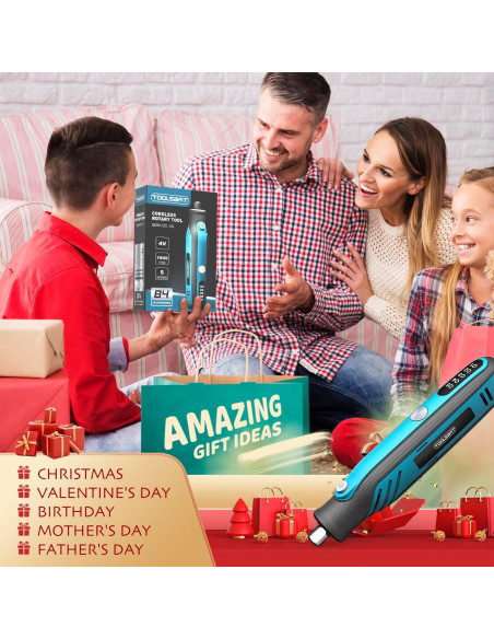 Kit Herramienta Rotativa Inalámbrica TOOLSBAT 4V 84 Accesorios