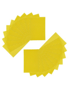 Kit de Fabricación de Velas de Cera de Abeja Flylin 20 Piezas