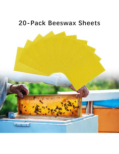 Kit de Fabricación de Velas de Cera de Abeja Flylin 20 Piezas 2