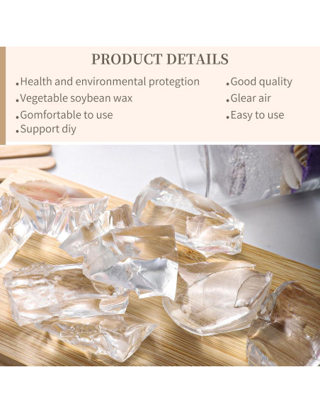 Cera de Gel para Velas Sel Natural 2 kg + 100 Mechas y Tintes