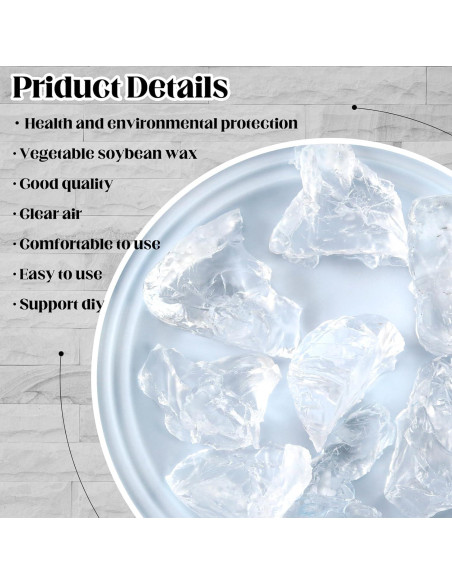 Cera de Vela Transparente Heigble 1.5 kg + 100 Mechas y Etiquetas