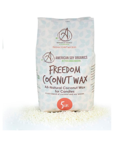 Perlas de Cera de Coco American Soy Organics 2.27 kg - Suministros para Velas
