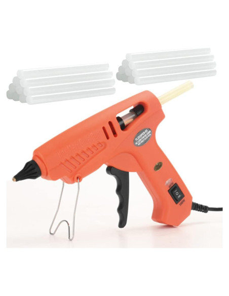 Pistola de Pegamento Caliente FLZOSPER 60/100W con 20 Barras