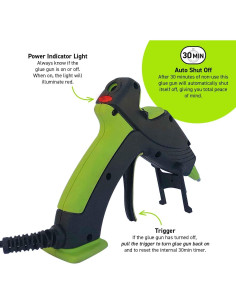 Pistola de Pegamento Caliente Mini Surebonder DT-320F 20W Doble Temperatura 2