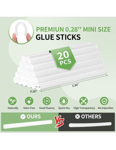 Pistola de Pegamento Inalámbrica WorkBless 2900mAh 20 Barras