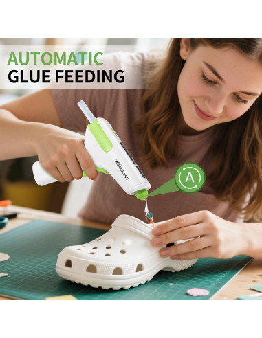 Pistola de Pegamento Inalámbrica WorkBless 2900mAh 20 Barras