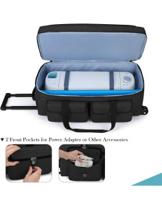 Bolsa de Transporte Rodante Yarwo para Cricut y Silhouette 59x30x24cm 2