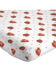 Juego de Sábanas Jay Franco Fresa Shortcake Queen 4 Piezas 2