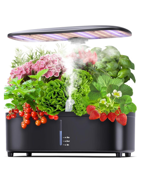 Sistema Hidropónico Misting Okayice 15 Pods 2.5L con Luz Crecimiento