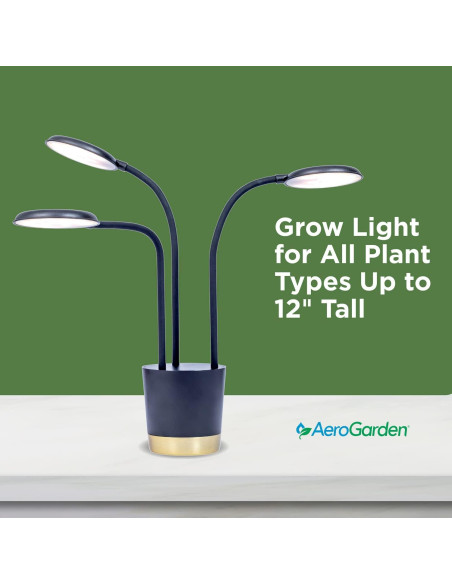 Luz de Crecimiento AeroGarden Trio LED 15W para Plantas