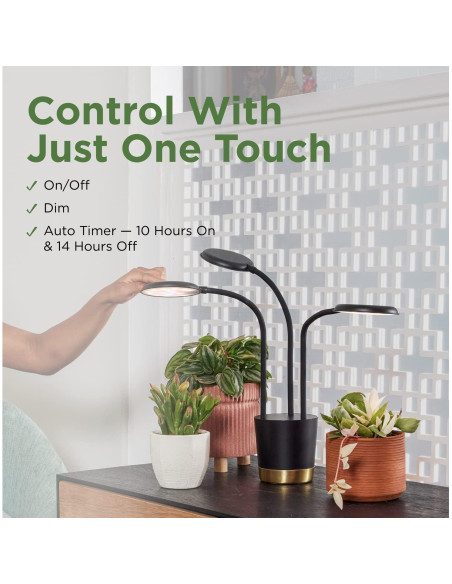 Luz de Crecimiento AeroGarden Trio LED 15W para Plantas