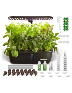 Sistema Hidropónico MetryGrow MG-15 con Luz LED 24W 15 Cápsulas