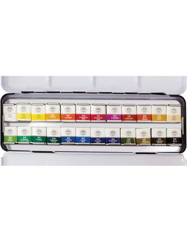 Juego de acuarelas Mungyo Professional 24 colores en estuche