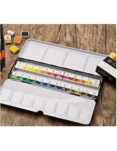 Juego de acuarelas Mungyo Professional 24 colores en estuche