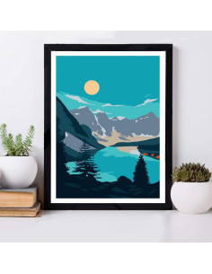 Kit Pintar por Números LWZAYS 6 Lienzos 20x30 cm Acrílico 2