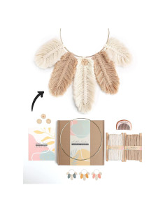 Kit de Macramé DIY Aesthetic Creative - Atrapasueños Boho