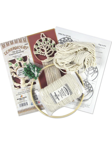 Kit de Macramé Zen Tree Of Life Design Works 60.96x20.32cm