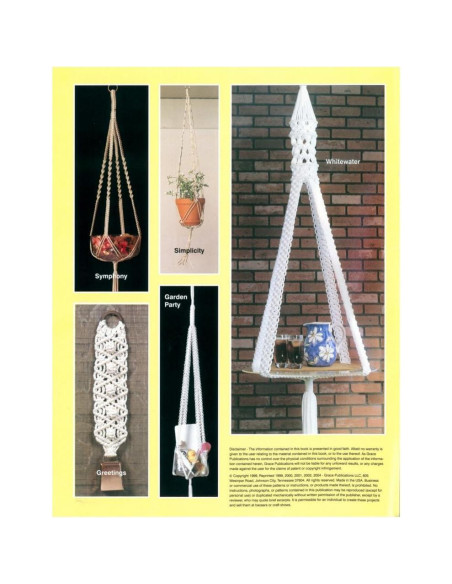 Kit de Manualidades Macramé Craft County - 27 Páginas Instrucciones