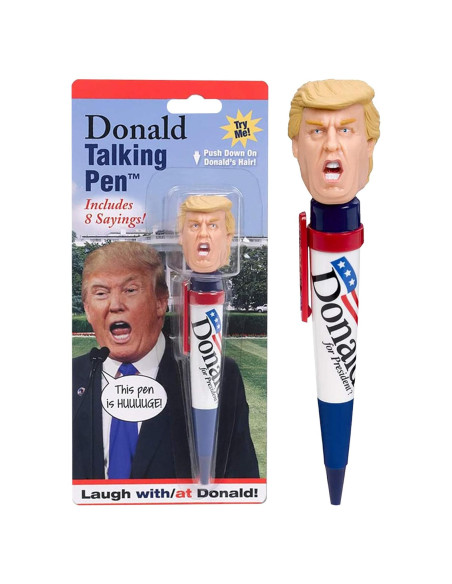 Bolígrafo Hablante Donald - 8 Frases Auténticas - Regalo Divertido