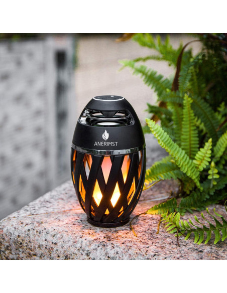 Altavoz Bluetooth ANERIMST con Luz de Llama LED Impermeable Altavoz Bluetooth ANERIMST con Luz de Llama LED Impermeable