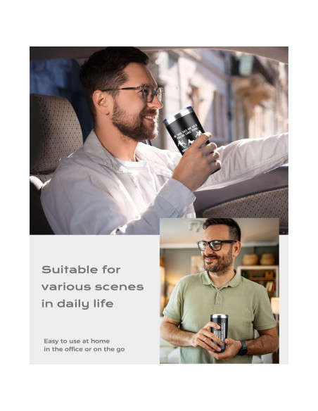 Vaso de Acero Inoxidable CSUPPCREA para Esposo - 567g