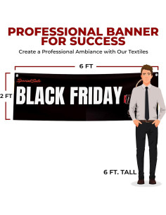 Banner Publicitario Mavis Printing 1.83x0.61m Poliester HD 2