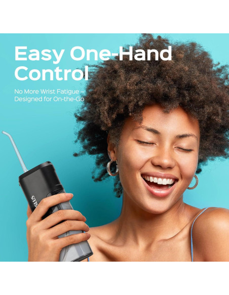 Irrigador Oral Inalámbrico COSLUS T40 Mini Portátil Negro