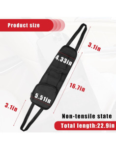 Organizador Lateral de Asiento de Coche QUICTO - 5 Bolsillos 2