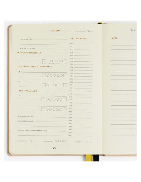 Planificador de Productividad A5 Intelligent Change Beige