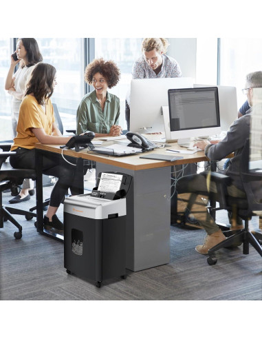 Destructora de papel Bonsaii 110 hojas automática P-4 seguridad